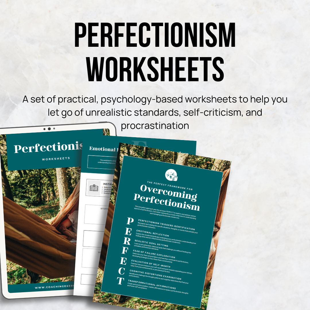 Perfectionism Worksheets