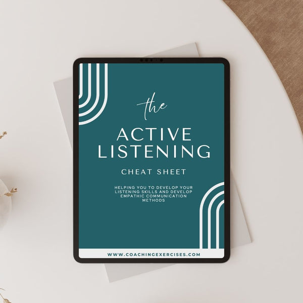 Active Listening Cheatsheet