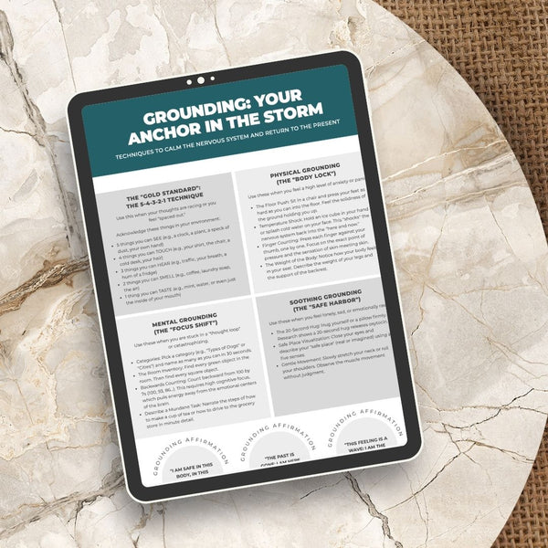Grounding Techniques Cheat Sheet