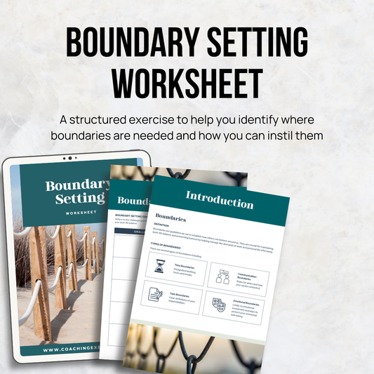 Boundary Setting Worksheet
