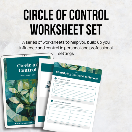 Circle of Control Worksheets