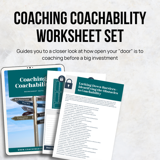 Coaching Self-Assessment Coachability Worksheet Set