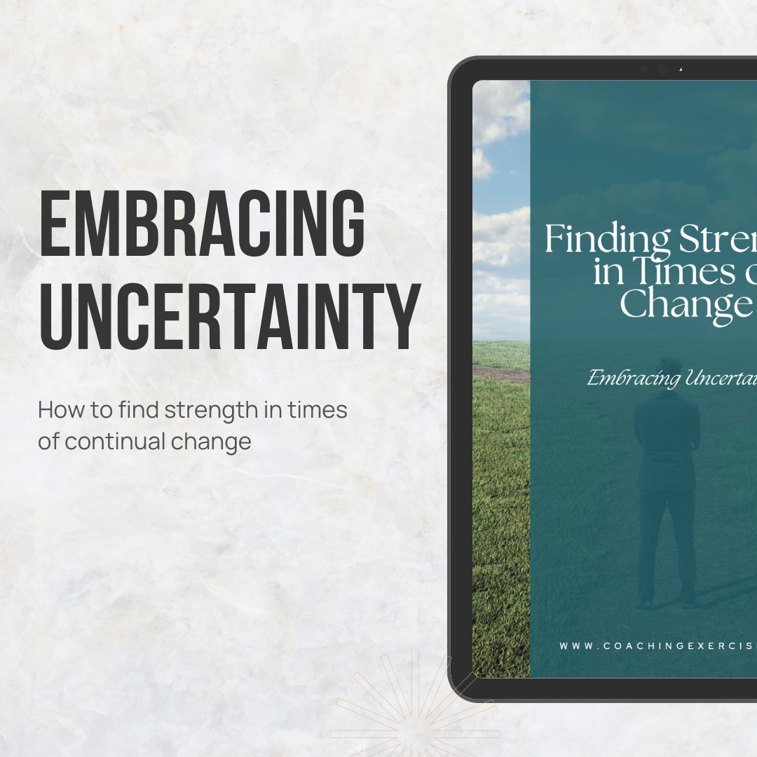 Embracing Uncertainty ebook | Resilience Through Change – Coaching ...