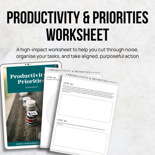 Productivity & Priorities Worksheet