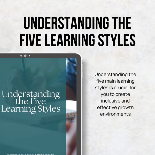 The Five Learning Styles PDF | Coaching, Leadership & Education Tool ...