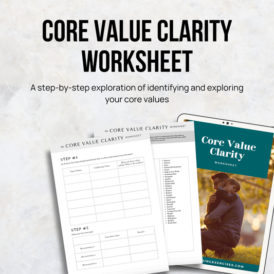 Core Value Clarity Worksheet